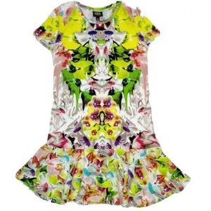 Prabal Gurung for Target Bright colored/ Abstract drop waist T-shirt Dress
